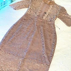 Express Pink/Nude Dress NEW